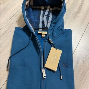Burberry Clarendon zip up hoodie